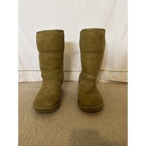 UGG Australia Classic Tall (original, Pre-2016) Sand Sheepskin Boots Women's 7